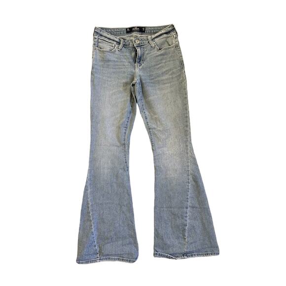 Hollister High-Rise Vintage Flare Jeans Womens 3R (26x31) Blue Light Wash Denim - Picture 6 of 9